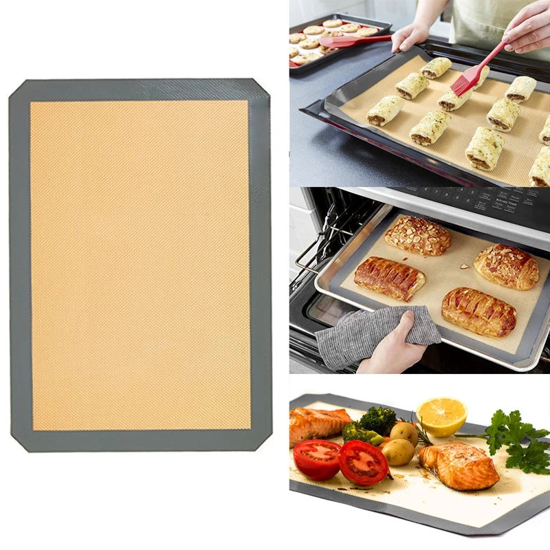 1pcs Reusable environmental protection Silicone baking mat Non-stick silicone oven Dough Rolling Mat Baking Pastry Clay | Дом и сад