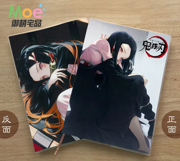 

Anime Demon Slayer Figure Student Writing Paper Notebook Delicate Eye Protection Notepad Diary Memo Gift