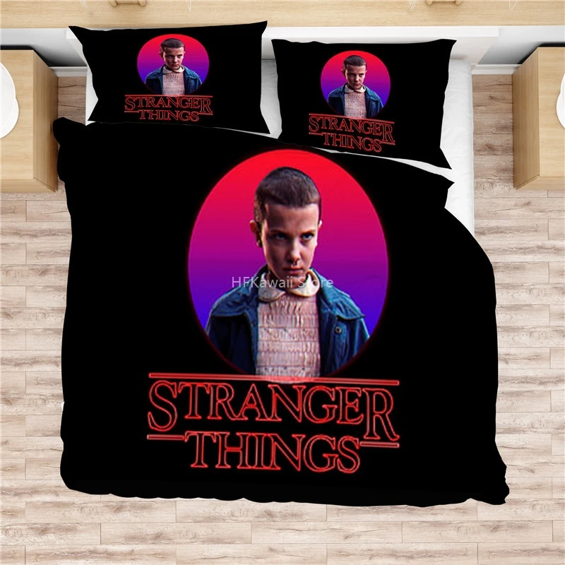 

Stranger Things 3D Bedding Set Print Duvet Cover Set with Pillowcase Home Textile Single/Double Queen King Size Bed Linen Set