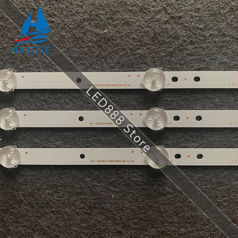 3 шт./компл. 6 светодиодный * 3В 562 мм Новый для Hisense ChangHong полосы SVJ320AG2 130307 32D2000 LB-C320X14