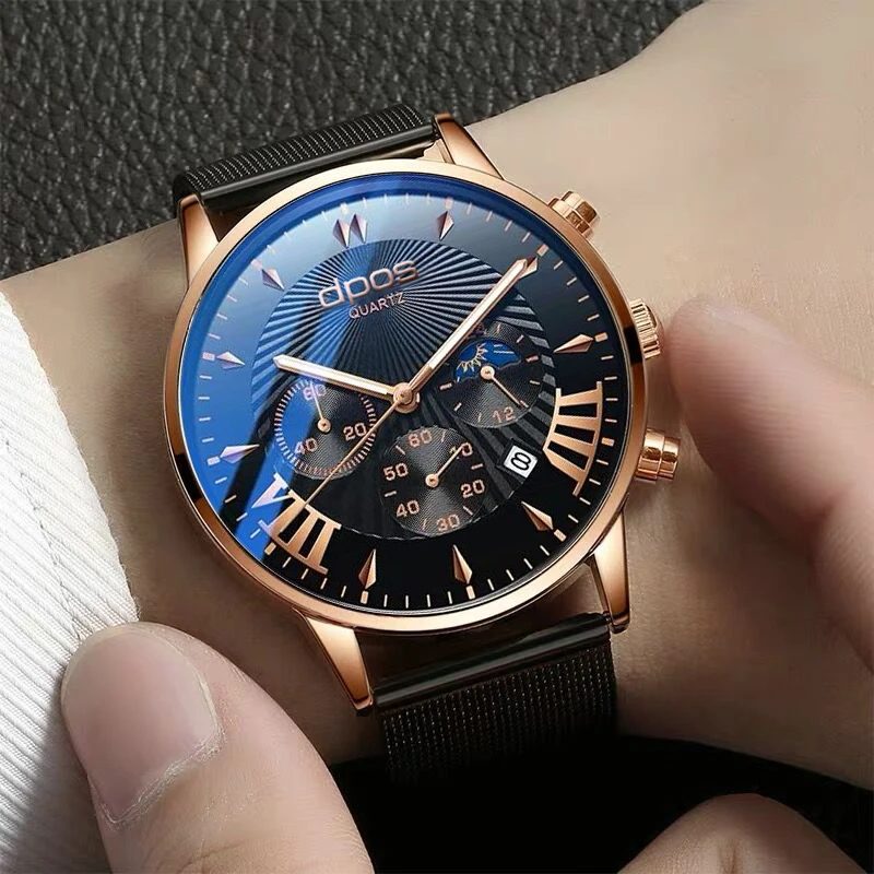 2019 relogio masculino роскошные часы мужские модные спортивные стальные кожаные с датой