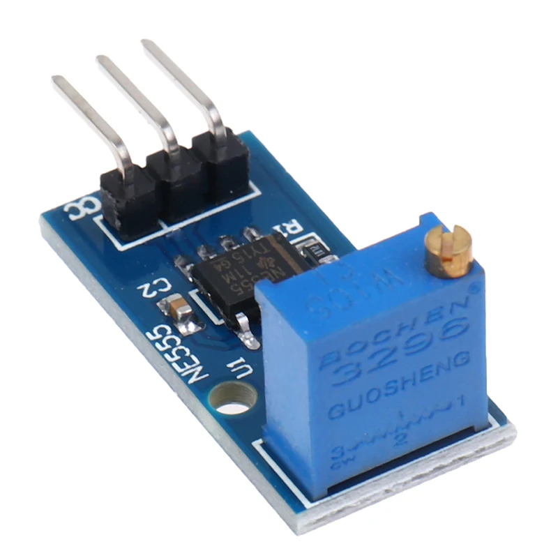

Frequency Adjustable Pulse Generator Module NE555 Chip