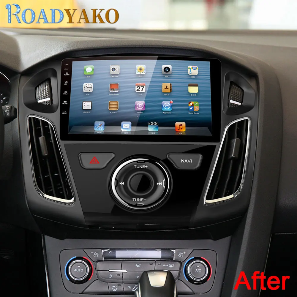 Автомобильный мультимедийный плеер 9 дюймов Android для Ford Focus 2012 2013 2014 2016 2015 2017