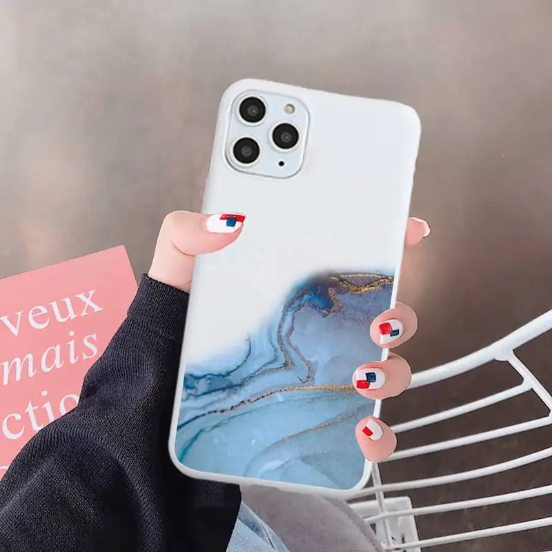 

art design fashion Colorful Marble Phone Case Candy Color for iPhone 6 7 8 11 12 s mini pro X XS XR MAX Plus