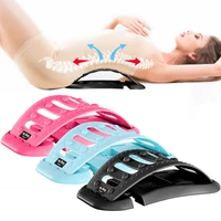 new lumbar traction stretching device back massager back stretch equipment magic stretcher fitness lumbar support relaxation