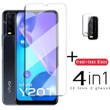 9H Screen Protector For Vivo Y20T Glass For Vivo Y20T Y20 Y21 Y21s Y53s Y73 Y73s Y3s 2021 Tempered Glass Protective Lens Film