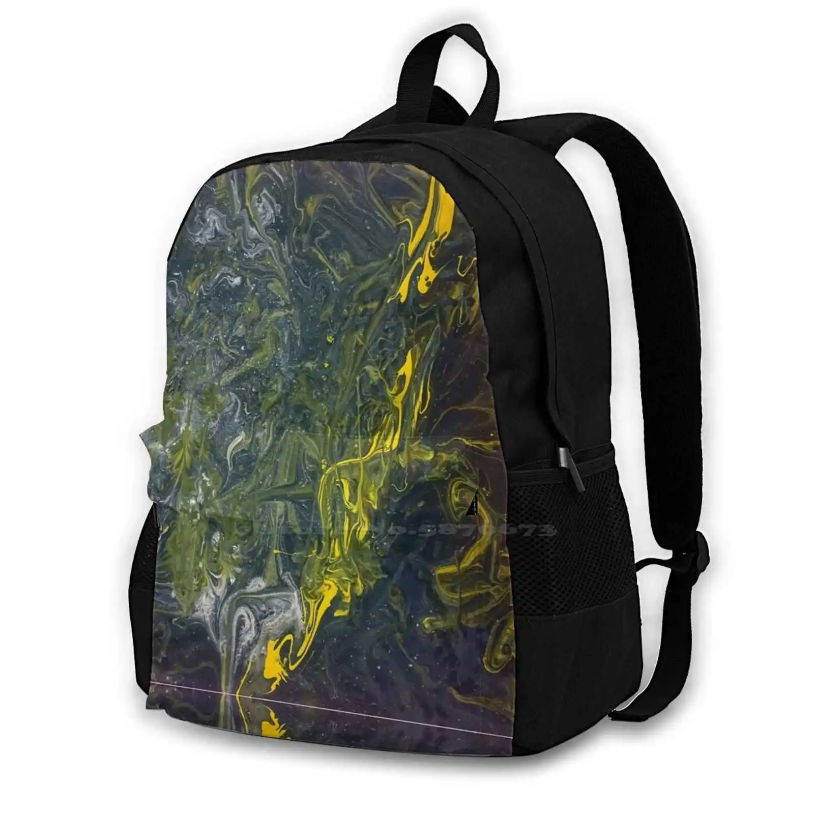 

Trench Acrylic Pour Fashion Bags Travel Laptop Backpack Acrylic Pour Acrylic Music Trench Top Tøp Twentyonepilots Camo