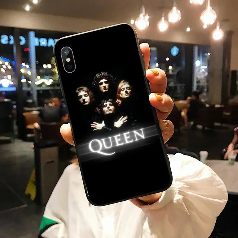 

Freddie Mercury Queen Rock singer luxury Phone Case shell for iPhone 11 12 pro XS MAX 8 7 6 6S Plus X 5S SE 2020 XR