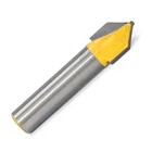 Концевые фрезы 90 градусов в форме фасок для деревообработки, 3D фрезы, 1 шт.