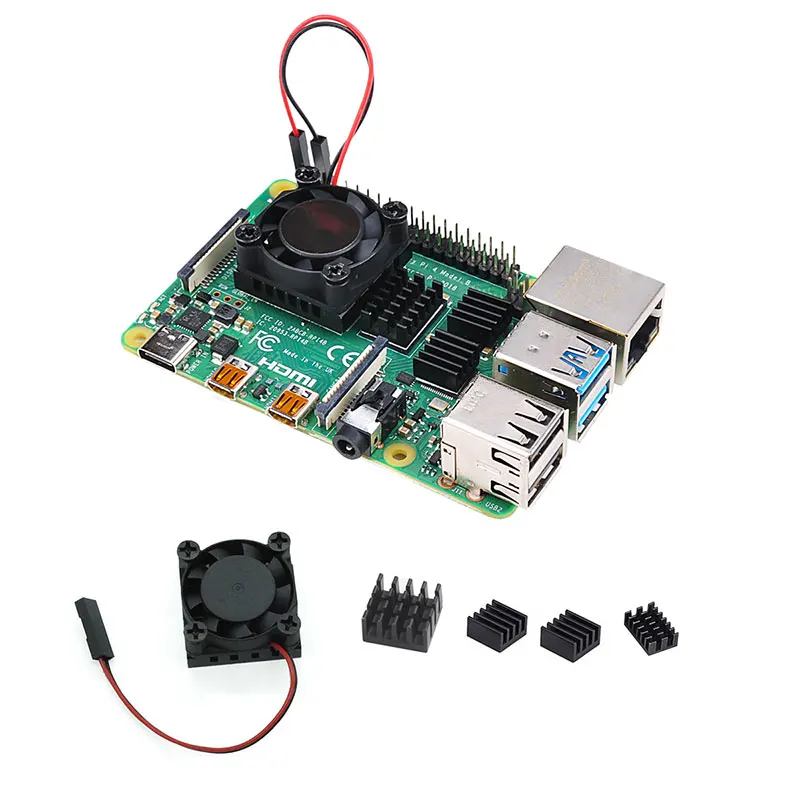 Специальный вентилятор радиатора Raspberry PI 4b|Аксессуары для демонстрационных
