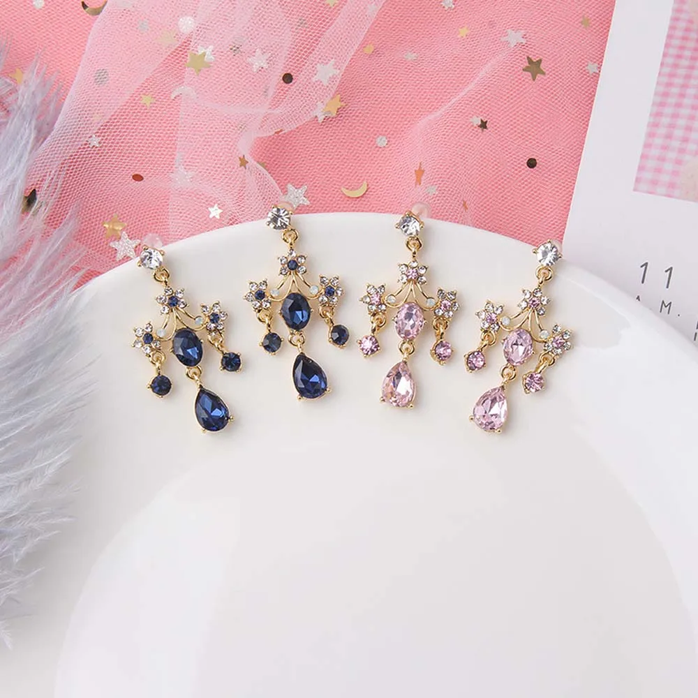 Женские серьги с кристаллами | Украшения и аксессуары