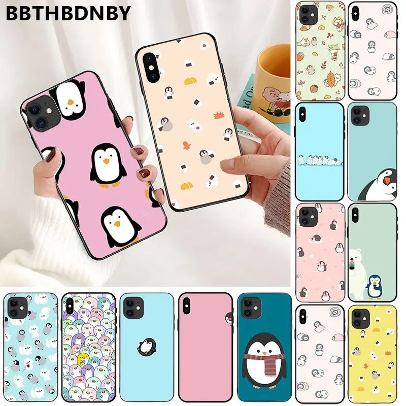 Чехол для телефона Пингвин мультфильм DIY печать рисунок чехол крышка оболочка
