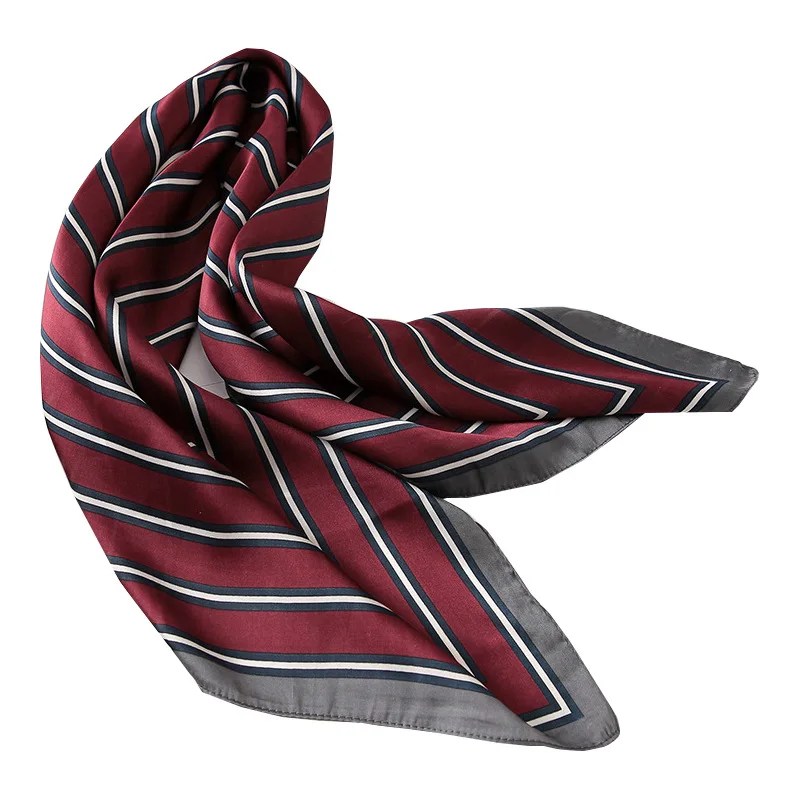 

luxury brand scarf spring autumn women's Square silk scarves lady luxury printed fashion headscarf beach Sunscreen quality shawl