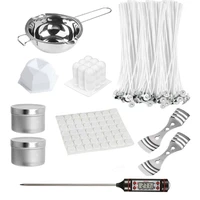 diy candle crafting kit hand making craft tool wick birthday party gift making melting pot mould suitable for beginner material