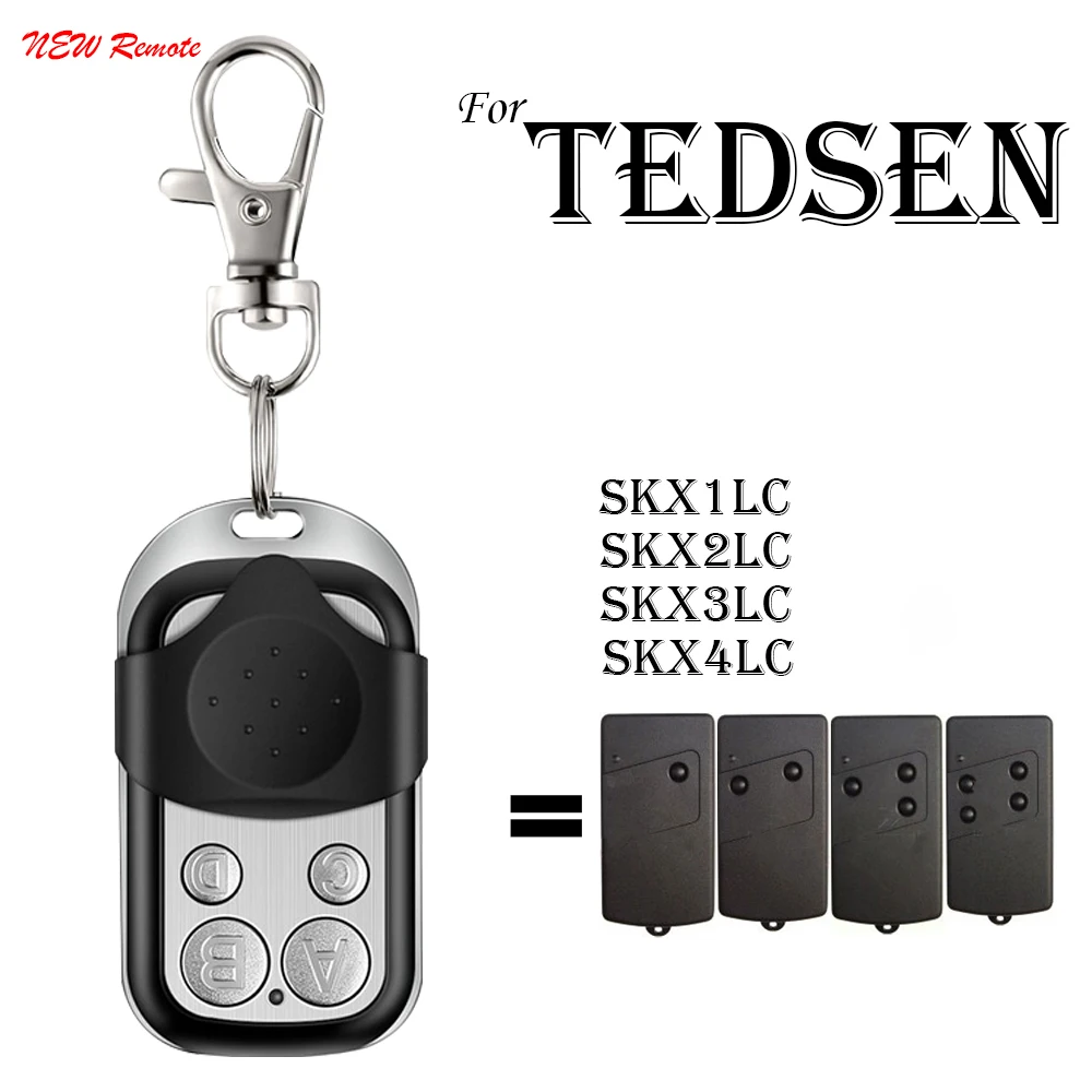 

Для TEDSEN SKX1LC SKX2LC SKX3LC SKX4LC дистанционного Управление 433,92 МГц открывателя гаражных дверей для TEDSEN 433 МГц RF пульт Управление для ворот