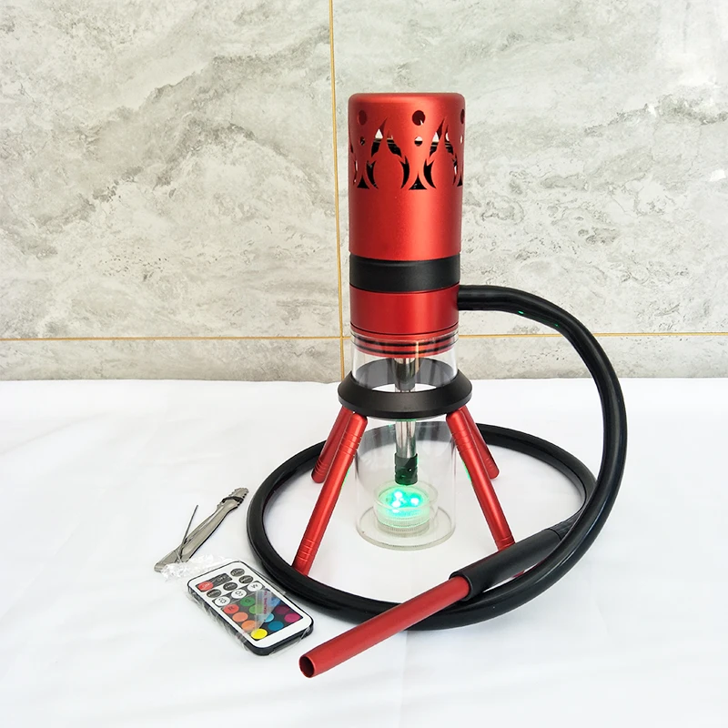 2020 Новый арабский акриловый кальян с светодиодный светильник трубка для кальяна