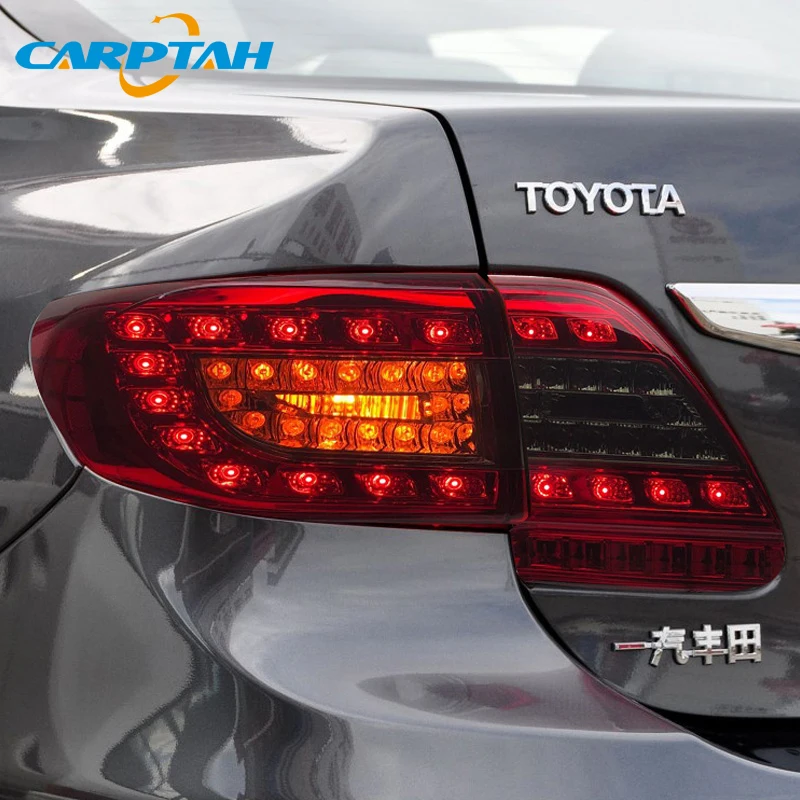 

Car Styling Taillight Tail Lights For Toyota Corolla 2011 2012 2013 Rear Lamp DRL + Turn Signal + Reverse + Brake LED Lights