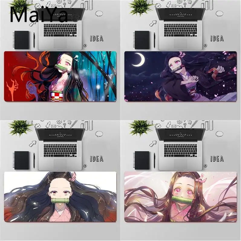 

Maiya Top Quality Demon Slayer Kamado Nezuko Office Mice Gamer Soft Mouse Pad Free Shipping Large Mouse Pad Keyboards Mat