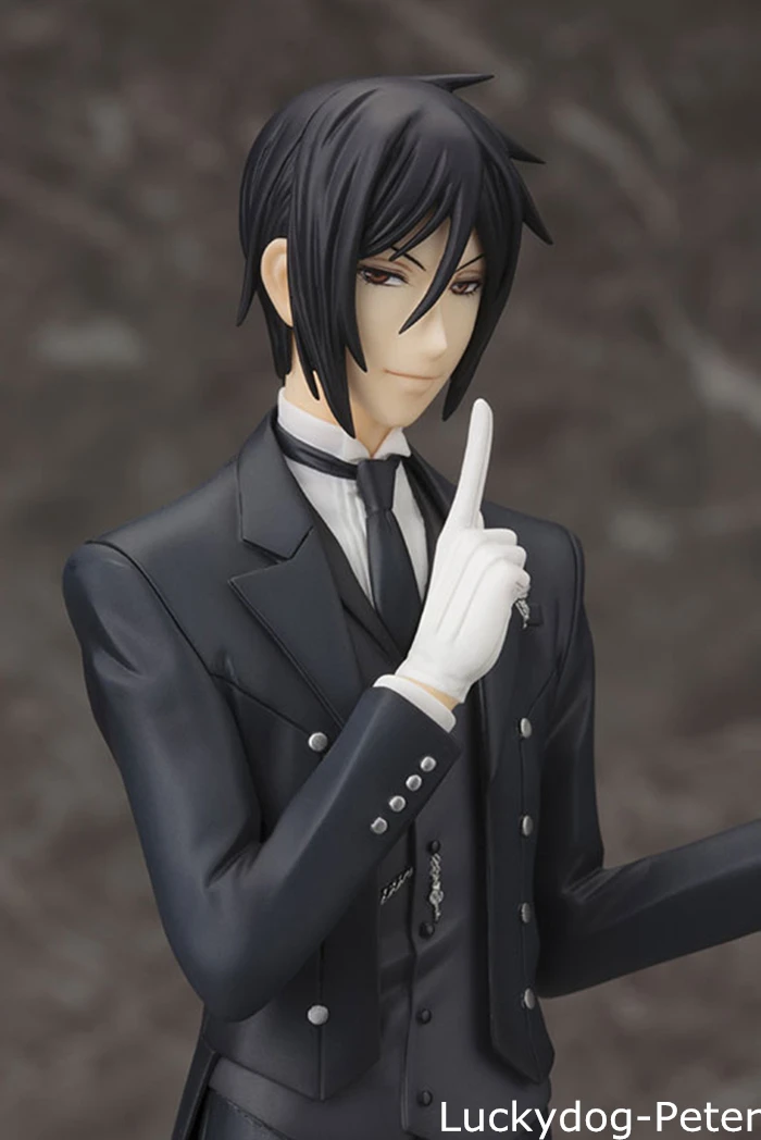 

Black Bulter Sebastian Action Figure 1/7 scale painted figure Sebastian Michaelis Photo Frame Doll PVC ACGN figure Brinquedos