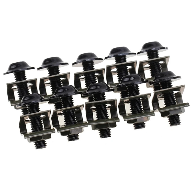 10 шт./компл. алюминиевый мотоцикл M5 обтекатель болты крепежные зажимы винтовые