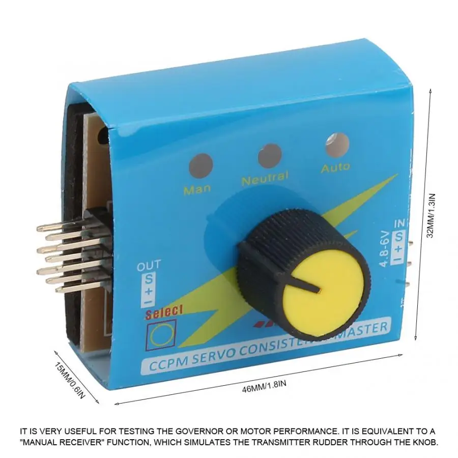 3 канала мульти сервотестер RC двигатель ESC Тестирование с трехступенчатым