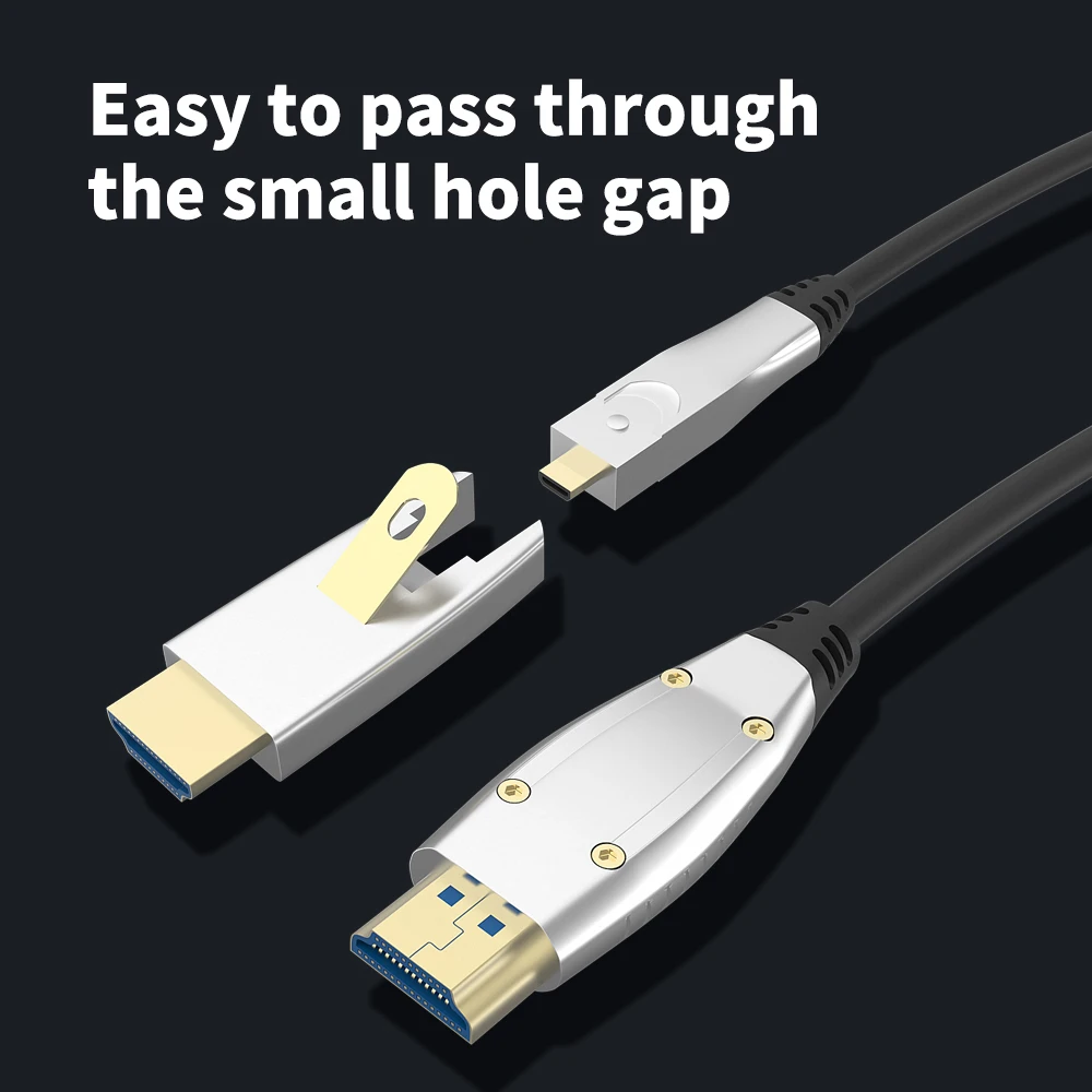 Кабели из оптоволокна HDMI 2 0 18 Гбит/с сверхвысокоскоростной 8K 4K 4320P UHD HDR
