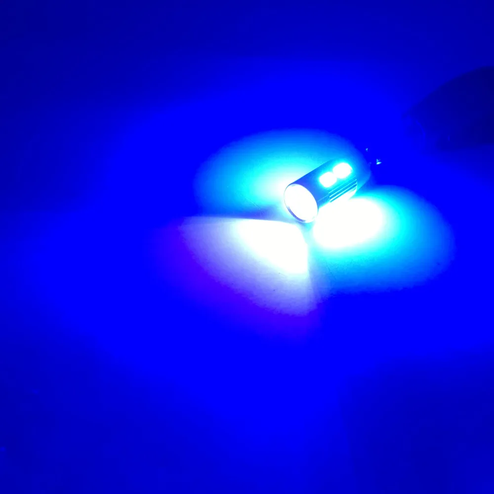 10 шт. T10 W5W 194 6 светодиодный автомобильный клиновидный светильник Ice Blue лампа для