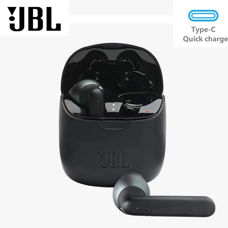 

JBL TUNE 225 TWS Wireless Bluetooth Earphones T225 Stereo Earbuds Bass Sound Headphones Noise Reduction Headset with Mic