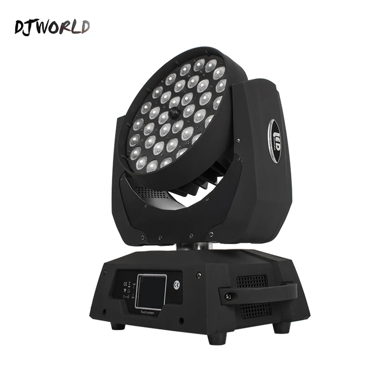 Светодиодный 36x18 Вт RGBWA+ УФ зум перемещение головы 6in1 светодиодный стирка DMX512 Прямая с фабрики Dj диско-сценическое освещение для вечерние обувь для ночного клуба