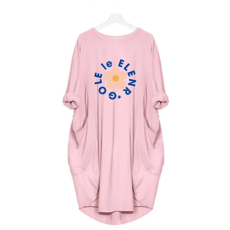 Женская обувь в винтажном стиле Платье с принтом виде подсолнухов свободного