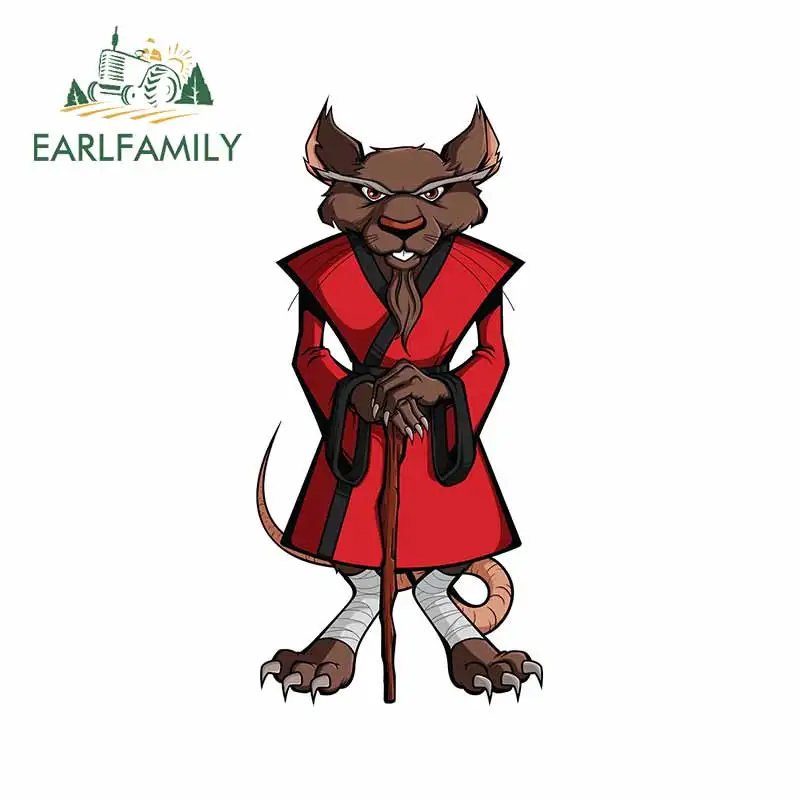 EARLFAMILY 13 см x 6 4 для Master Splinter забавная Фотографическая наклейка Индивидуальные