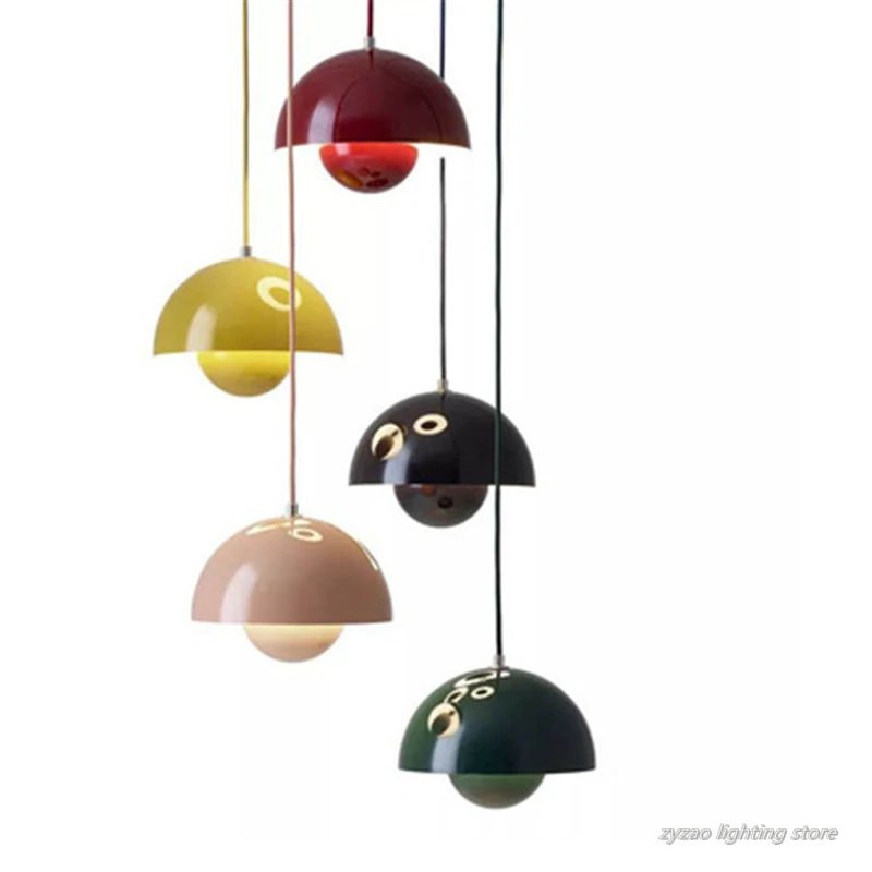 

Nordic Modern Home Decor LED Pendant Lights Iron Art Simple Led Hanging Lamp Living Room Kitchen Dining Room Cafe Pendant Lamps