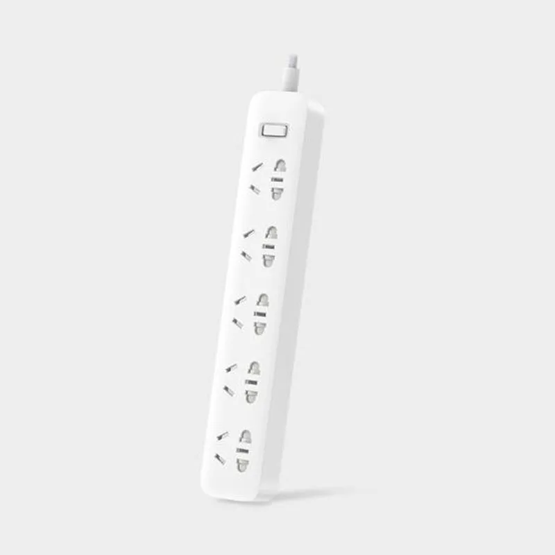 5socket Xiaomi Mi 5 силовых розеток, силовая полоса, штепсельная вилка, электрический адаптер питания с ЕС, Австралия, Великобритания, США, независимая безопасная Нескользящая прокладка питания - Цвет: 5socket