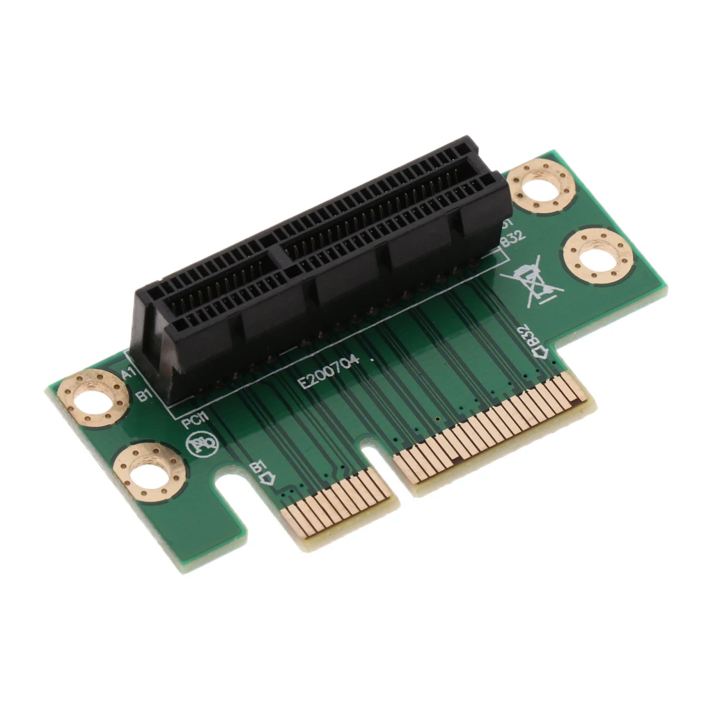 PCI-Express Riser Card PCI-E 4X видеокарта рулевого управления угол 90 градусов | Компьютеры и