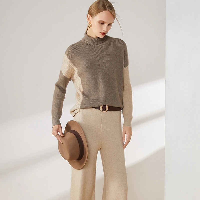 Осенне-зимний новый женский кашемировый свитер стильный жакет 100% чистый кашемир