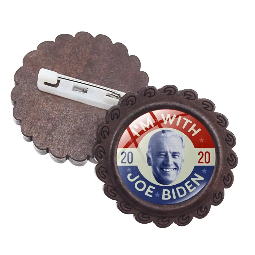 Брошь Джо биден для президента 2020 брошь с изображением кандидатов в американский