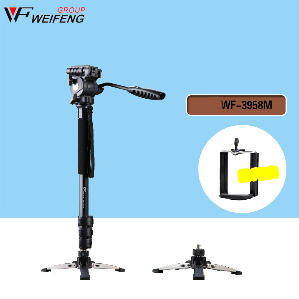 Штатив Weifeng WF-3958M WF 3958 м штативы для камеры монопод SLR Портативные путешествий
