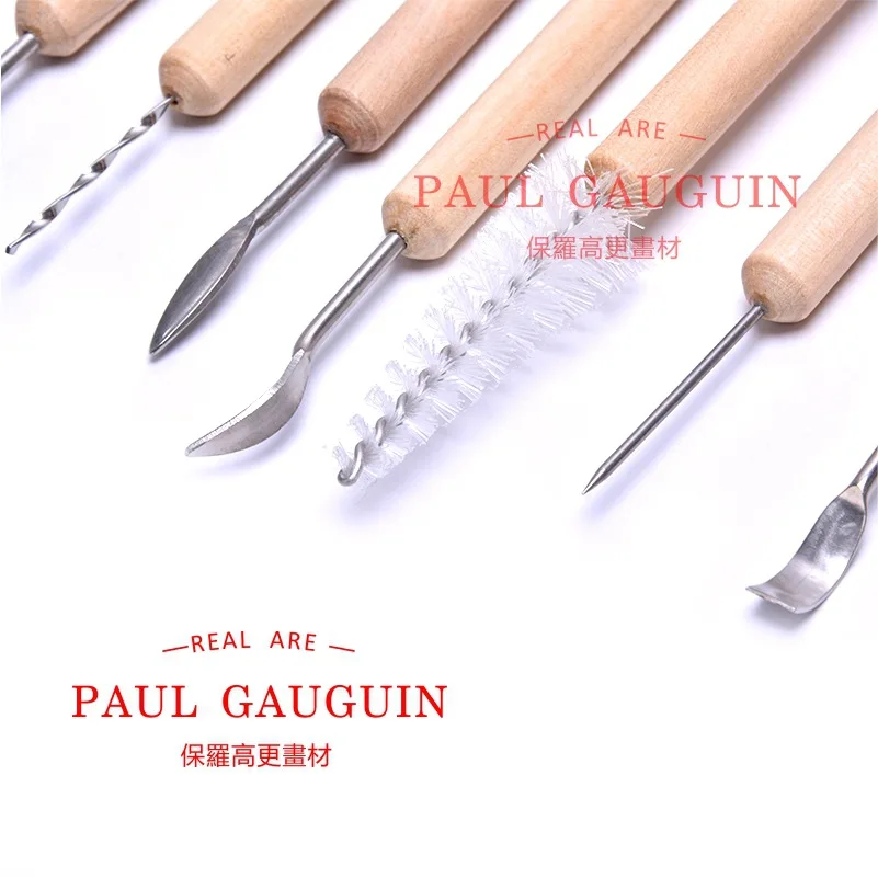 11 шт. набор инструментов для лепки из глины керамика и s деревянные ручки