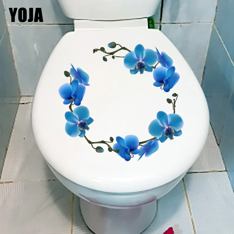YOJA 22 8 см × 2 ручная нарисованная Орхидея украшение для ванной туалета модные