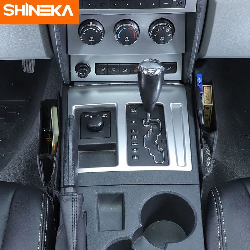 Продажа SHINEKA сумка для хранения и поддержания порядка для Dodge Nitro 2007-2012, сумка-Органайзер для хранения переключения передач автомобиля, аксессуары дл... Дешево SHINEKA сумка для хранения и поддержания порядка для Dodge Nitro 2007-2012, сумка-Органайзер для хранения переключения передач автомобиля, аксессуары дл...