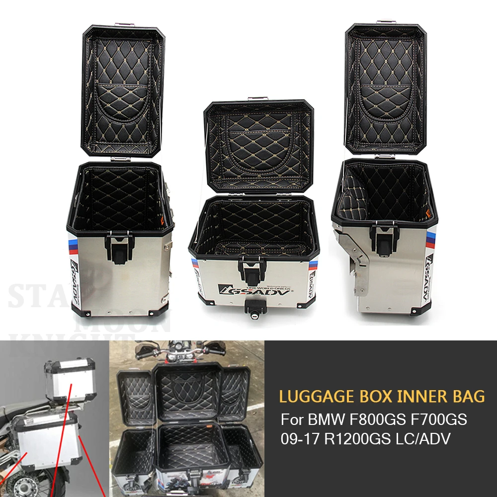 

For BMW F800GS F700GS 09-17 R1200GS LC/ADV Luggage Box Inner Container Tail Case Trunk Side Saddlebag Top cover Inner Bag