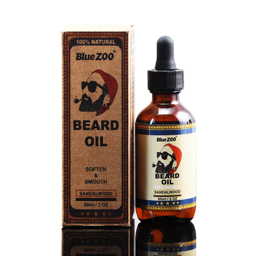 

4 Flavors High Quality Men Beard Oil Conditioner Soften Smooth Facial Hair Straightening Nourishing Managing Beard Care Products