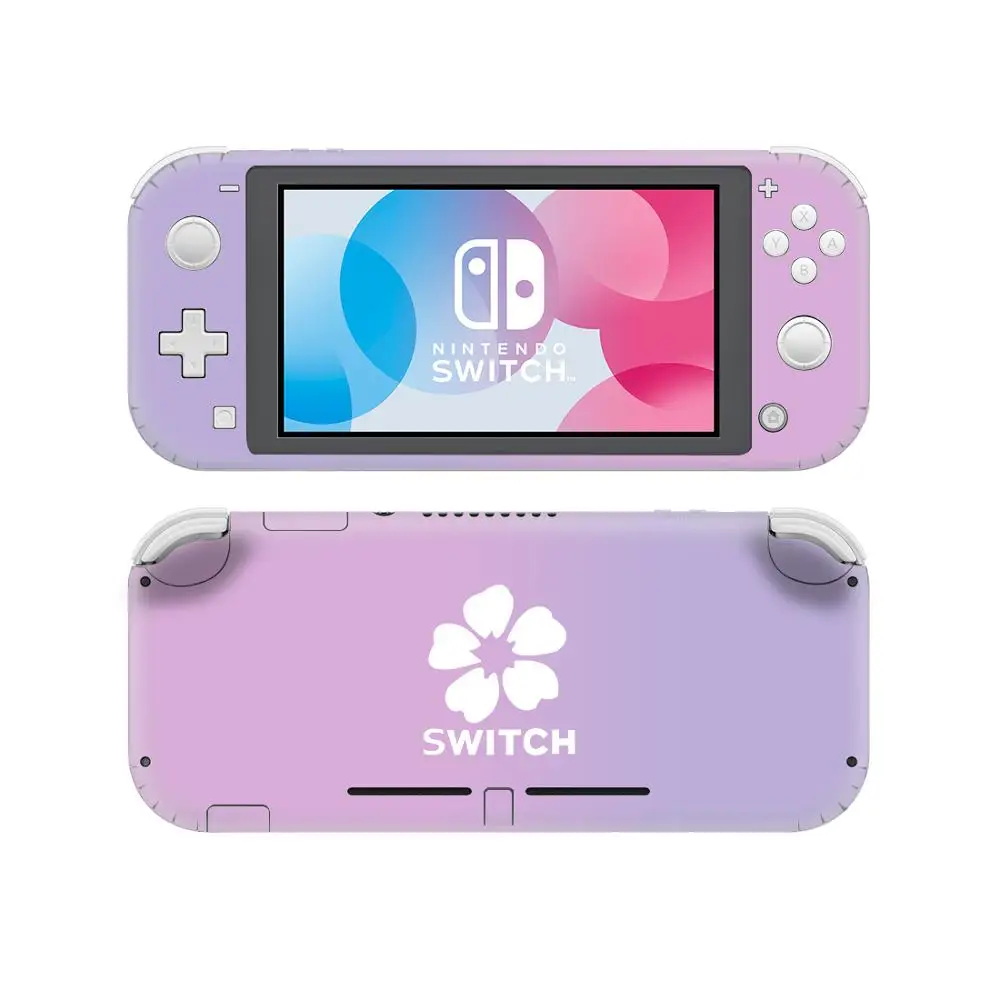 Чистый фиолетовый цветок Nintendo Switch наклейка на кожу Наклейка Обложка для Lite