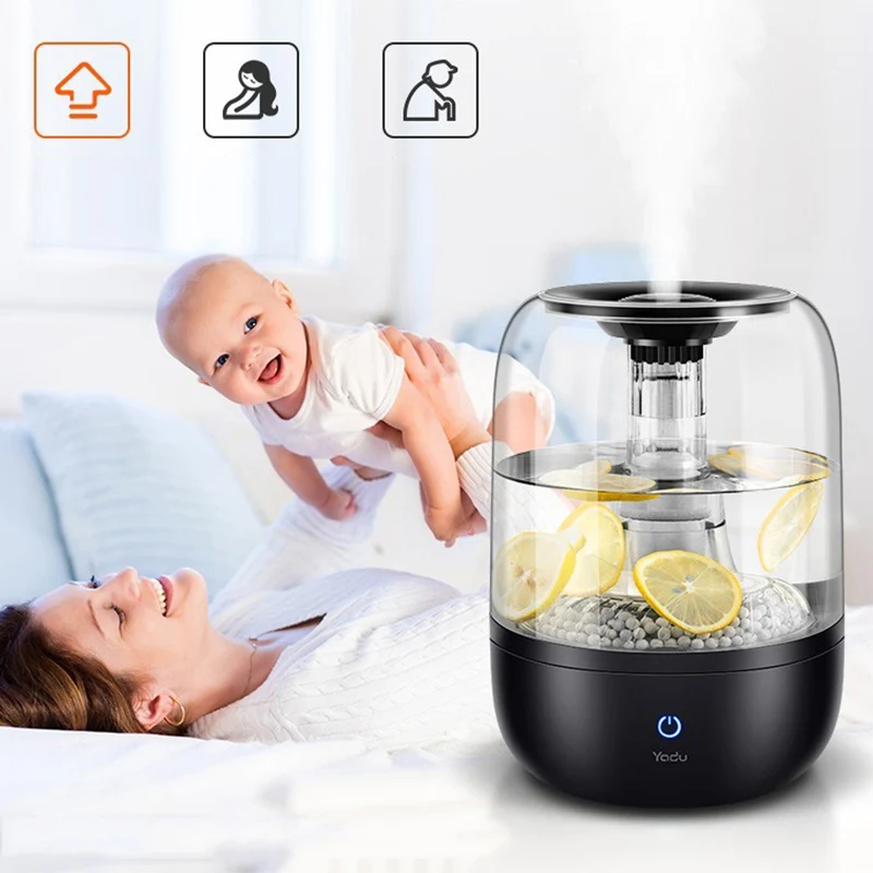 S040 бытового увлажнителя Электрический Арома диффузор 4000 мл большой Ёмкость Mute