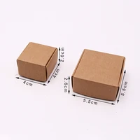 6pcs dollhouse nature paper box express box for packaging earring jewlery box gift cardboard boxes diy jewelry display stor