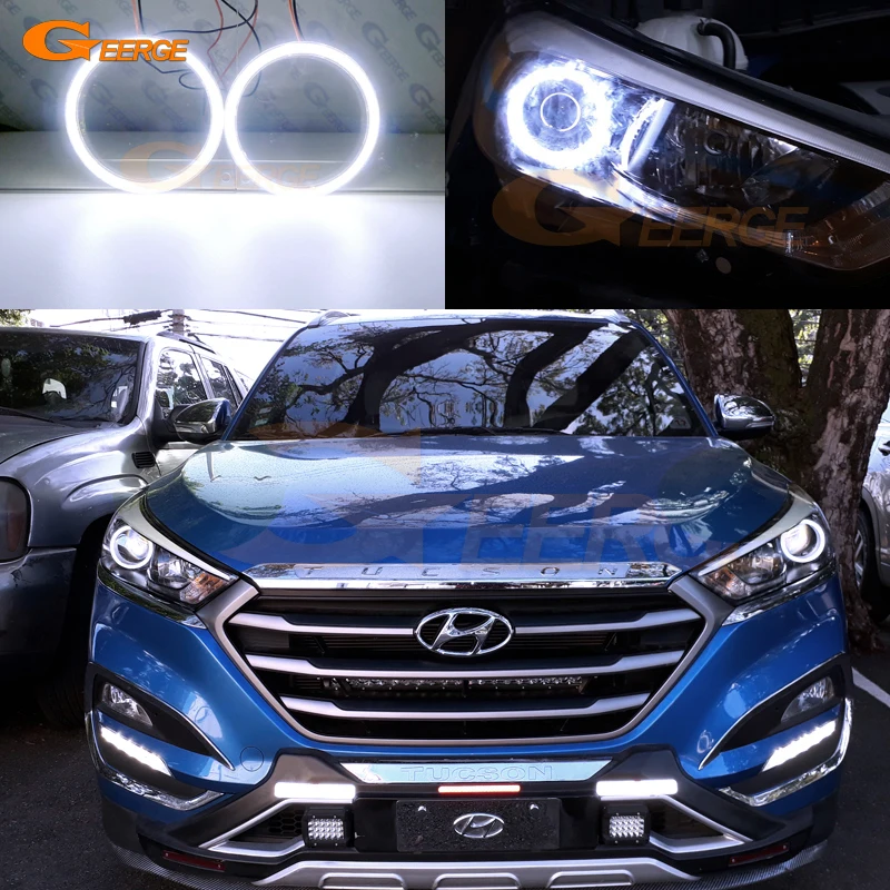 Отличный ультра яркий COB led Ангельские Глазки halo кольца Дневной светильник для
