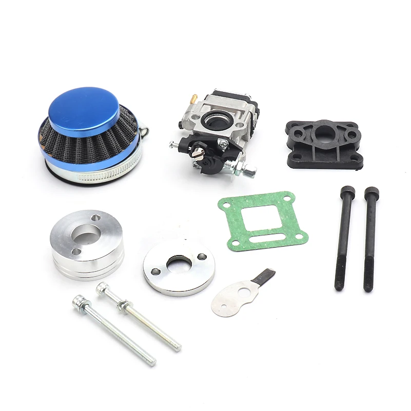 Гоночный карбюратор набор карбюраторов воздушный фильтр стек 2 тактный 43cc 47cc 49cc