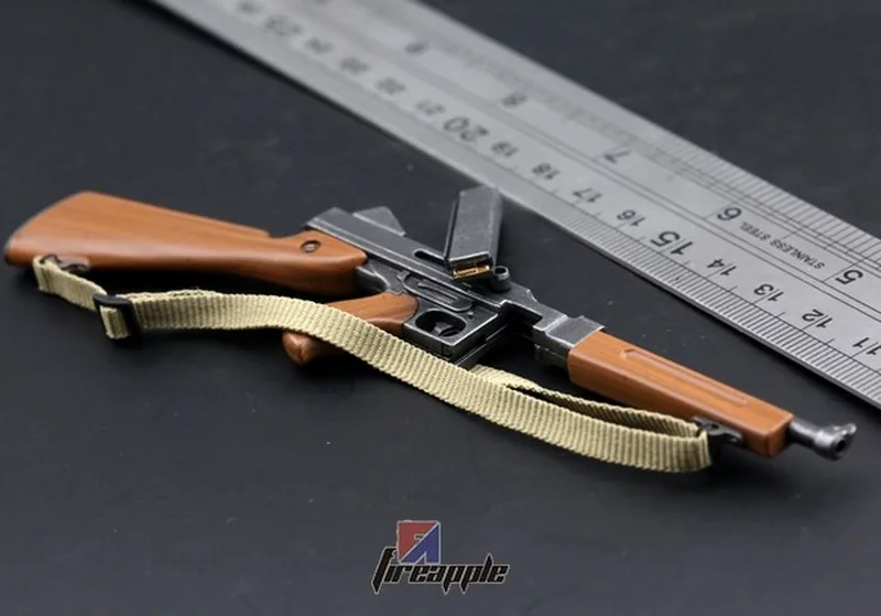 1/6 Scale Soldier Accessories WWII US Army 1928 Short Thouson Thomson Submerger Gun for 12'' Action Figure Boys Gift Toys DIY |