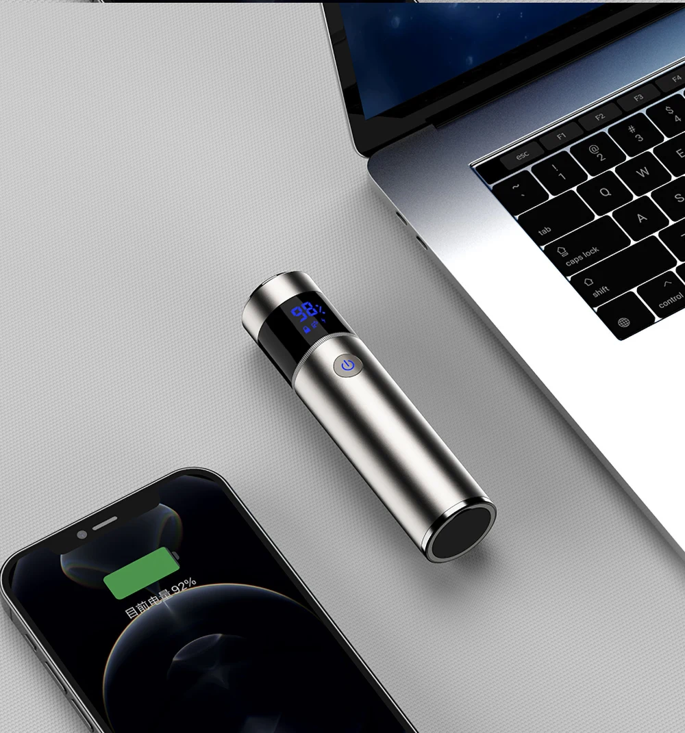 

Portable 8D Electric Shaver Men’s Travel On Business Homes Trip Car Rechargeable Multifunctional IPX7 Waterproof Razor 1200mAh