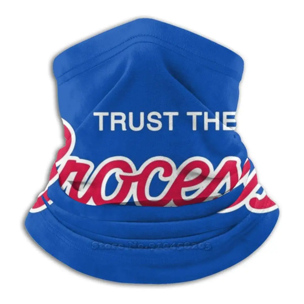 

Trust The Process , Script 1 3D Bandana Face Neck Warmer Soft Fleece Mask Sport Scarf Trust The Process Philadelphia Ben